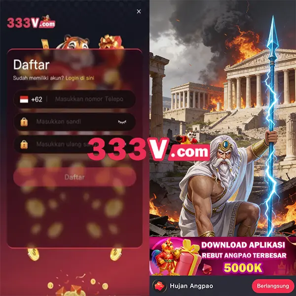 333V Masuk Resmi 2026 Aplikasi
